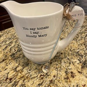 Mud pie Bloody Mary dish